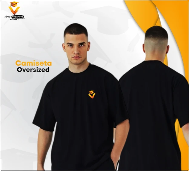 Camiseta Oversized vibraformandos